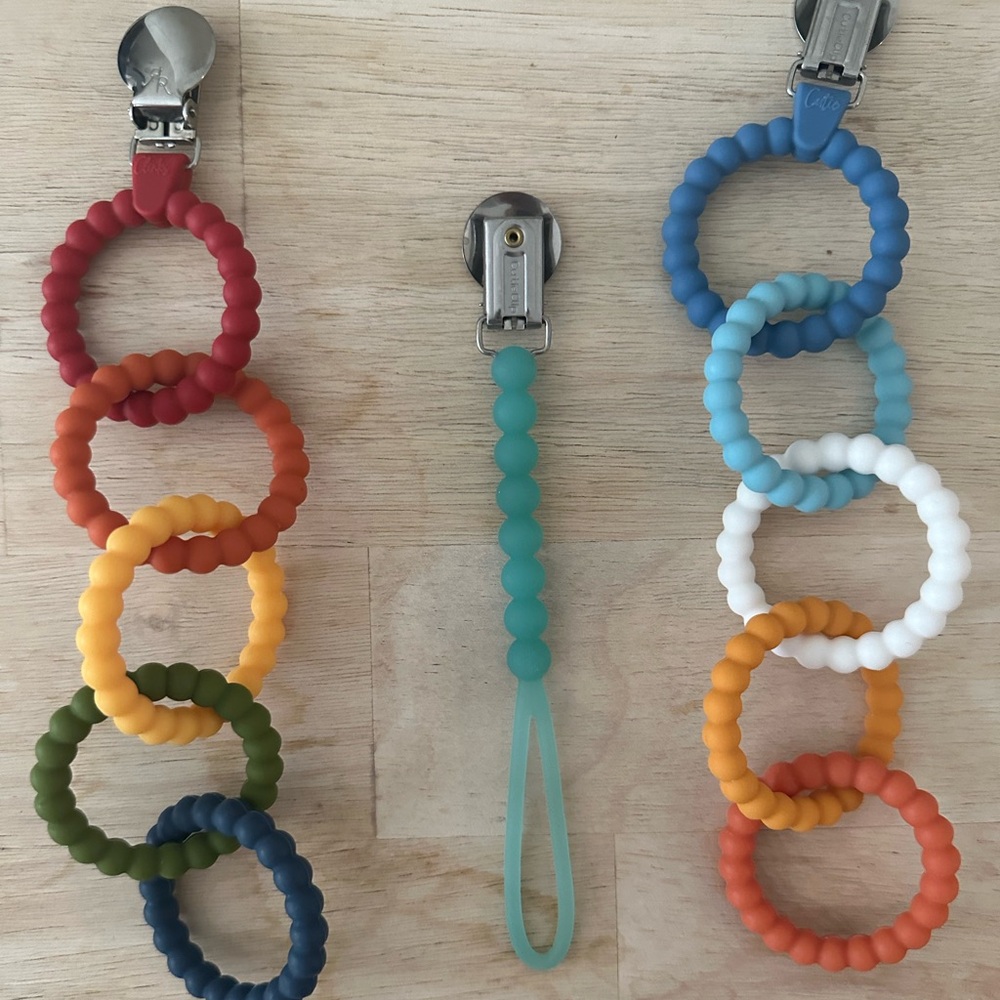 Ryan and rose pacifier clips